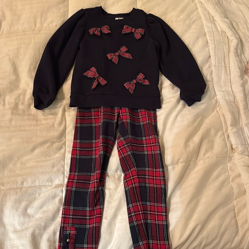 Janie and Jack Navy and Red Kids Matching Set